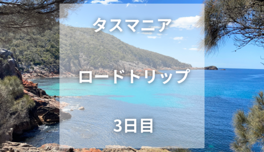 タスマニア ロードトリップ 3日目 一期一会の景色を楽しむ